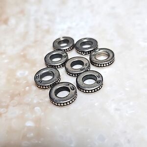 😍925 Silver Spacers for Slide Charm Bracelet 😍NWOT